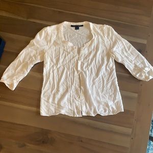 French Connection white blouse. Size 2 XS
